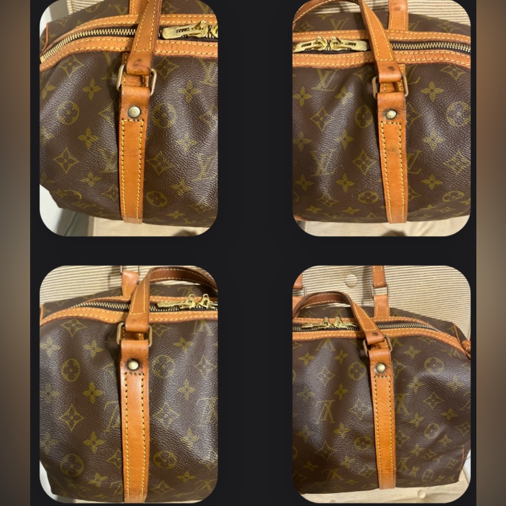 💯Authentic Louis Vuitton VINTAGE Monogram Sac Souple 35 Travel Bag - Picture 16 of 17